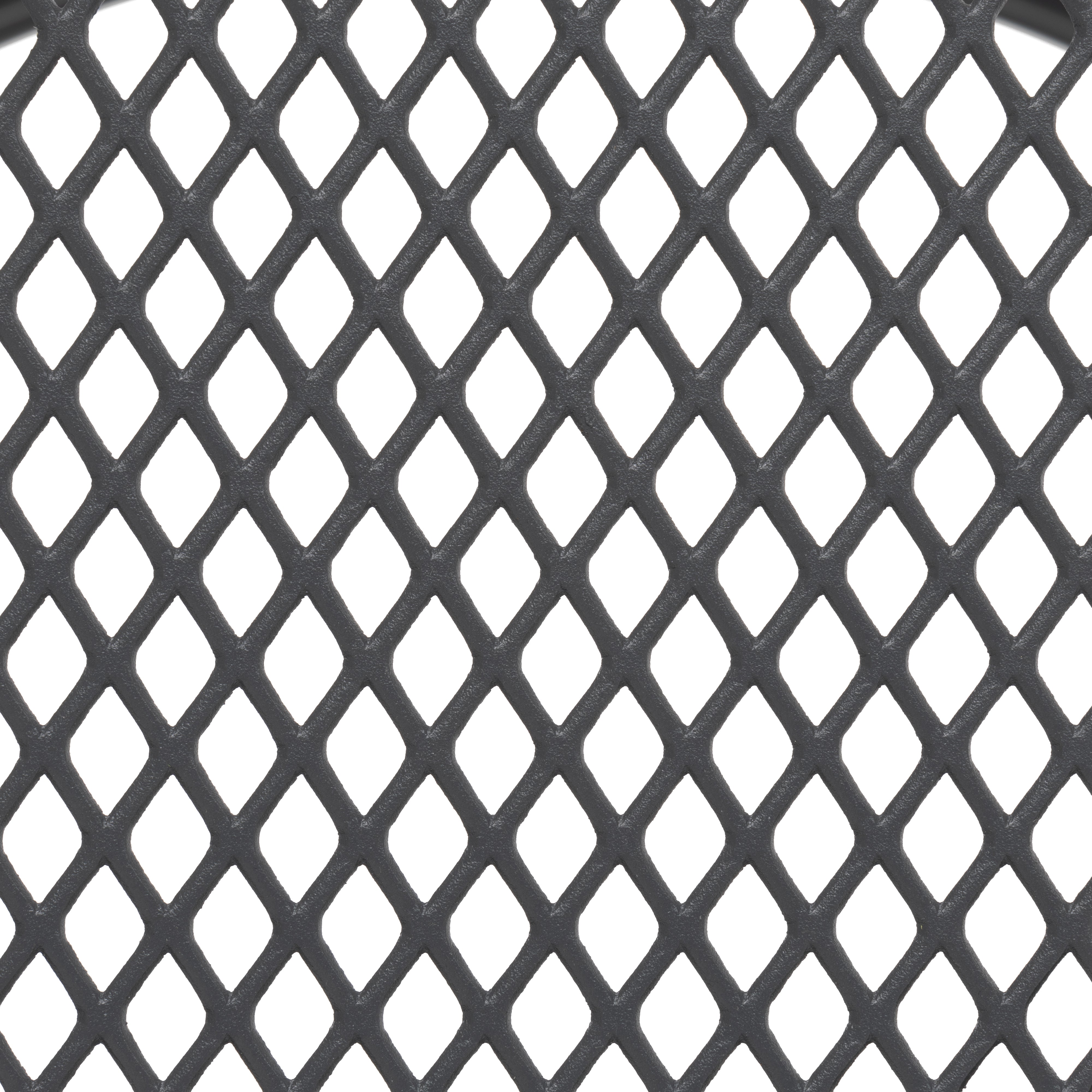 VESTIAMO CASA GIARDINO - Tavolo da giardino in acciaio Nero - h71x70x70 cm